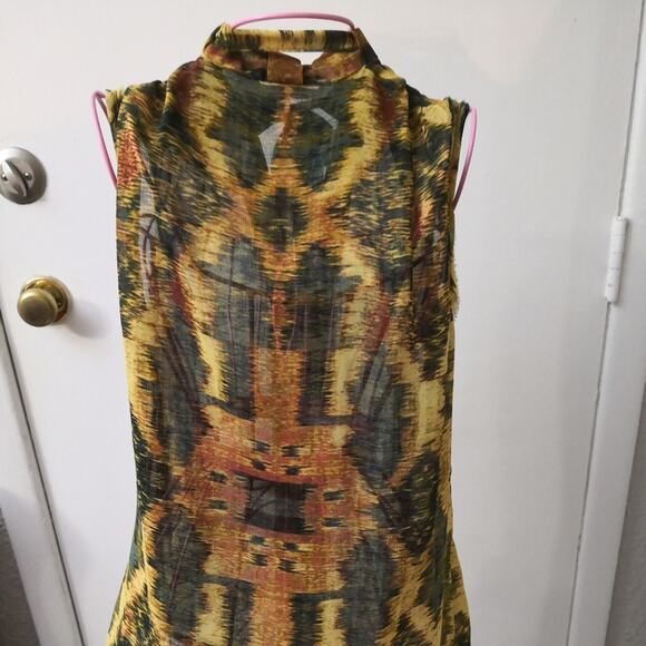 RACHEL Rachel Roy Multicolor NeckTie Blouse 2 Corporate Siren Dopamine Festival - Picture 2 of 11